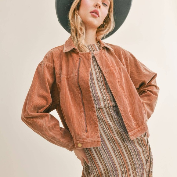 Cropped Corduroy Jacket - Picture 4 of 4